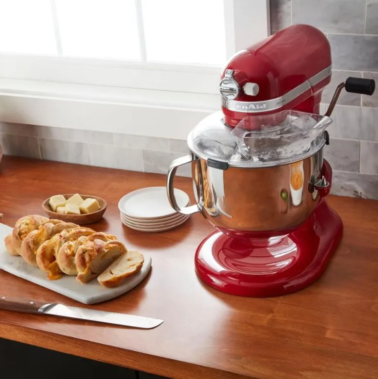 Accessory helleskjold til KitchenAid kjøkkenmaskin med spak