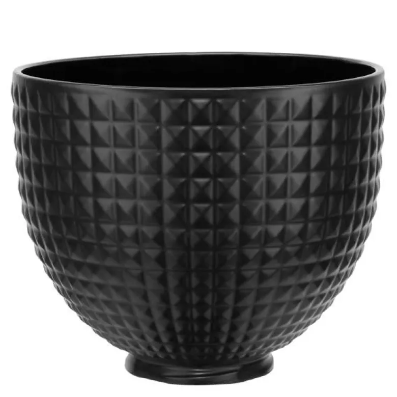Accessory keramisk bolle 4,7L black studded