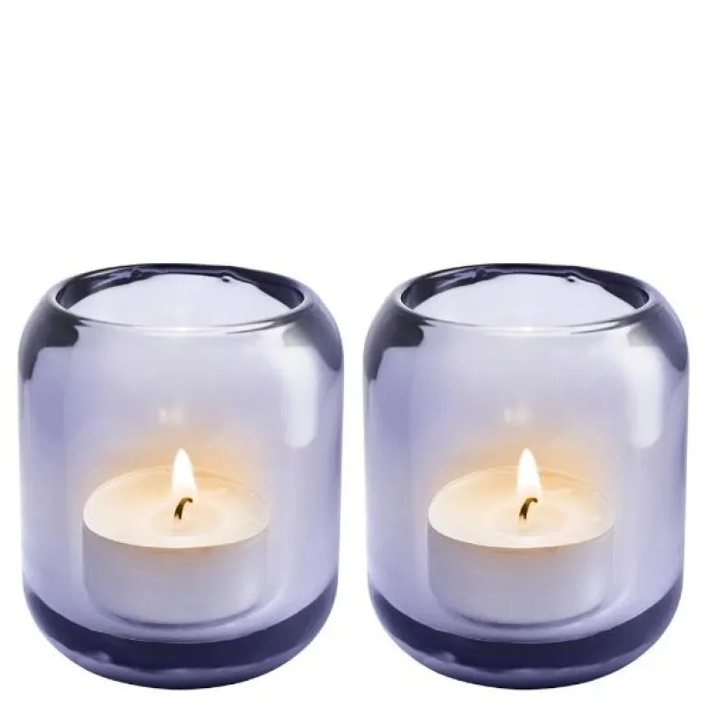 Acorn telysholder 2 stk grape