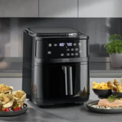 Airfry Steam 700 airfryer 7L svart