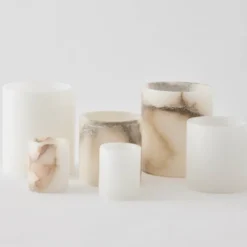 Alabaster telysholder S 10 cm