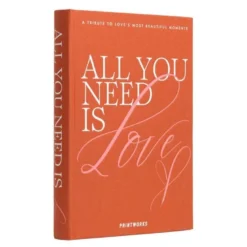 All You Need is Love fotobok oransje