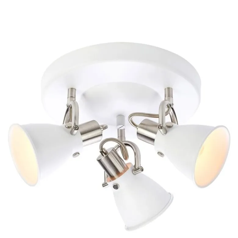 Alton taklampe 31 cm hvit/krom