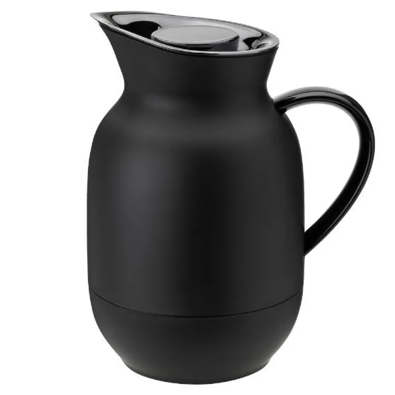 Amphora termokanne høy 1L svart