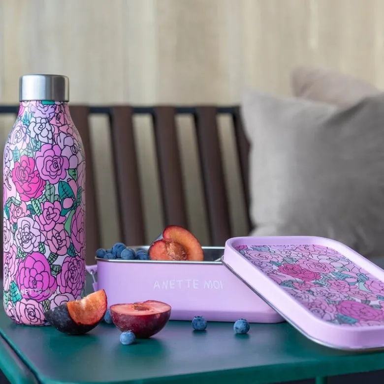 Anette Moi lunsjboks 1L Roser rosa