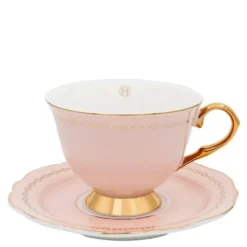Anima Cielo kopp og tallerken rosa