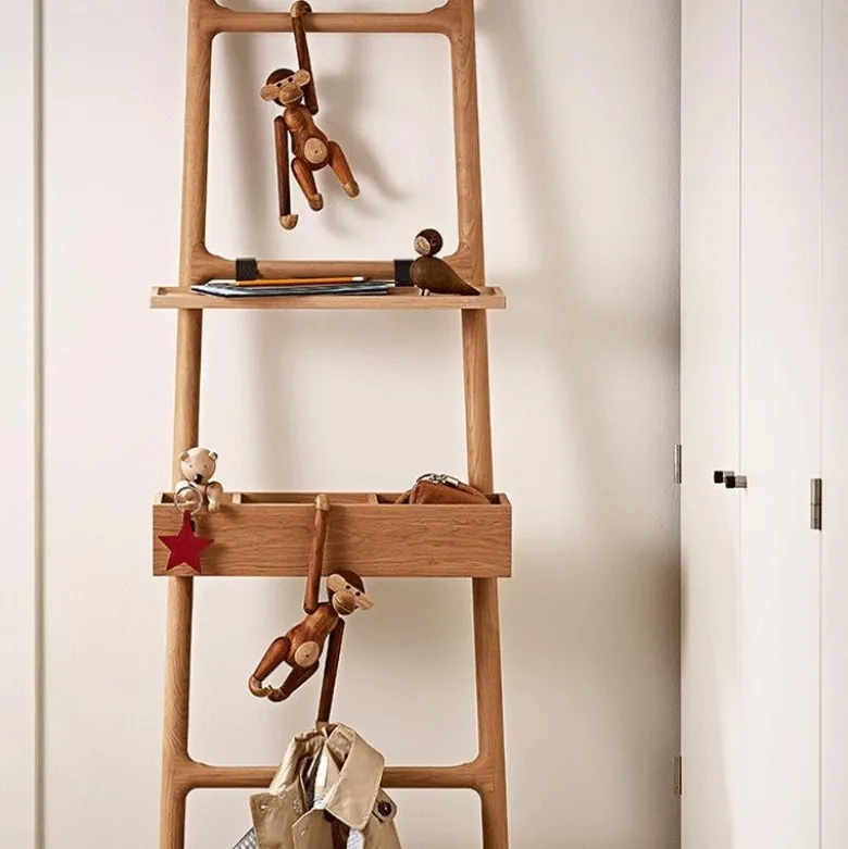 Apekatt teak/limba 20 cm