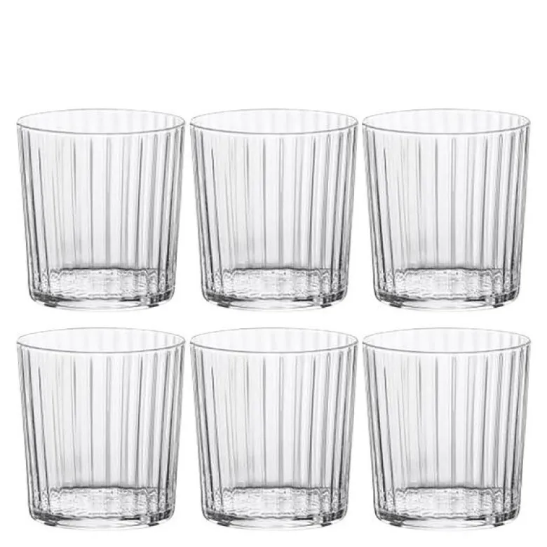 Aqua vannglass 35 cl 6 stk klar