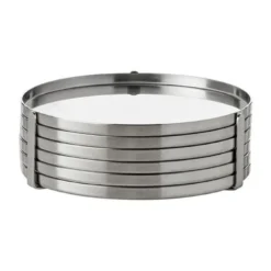 Arne Jacobsen glassbrikker 6 stk stål