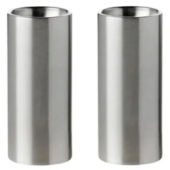 Arne Jacobsen salt- og peppersett stål