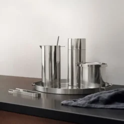 Arne Jacobsen serveringsbrett 33,5 cm stål