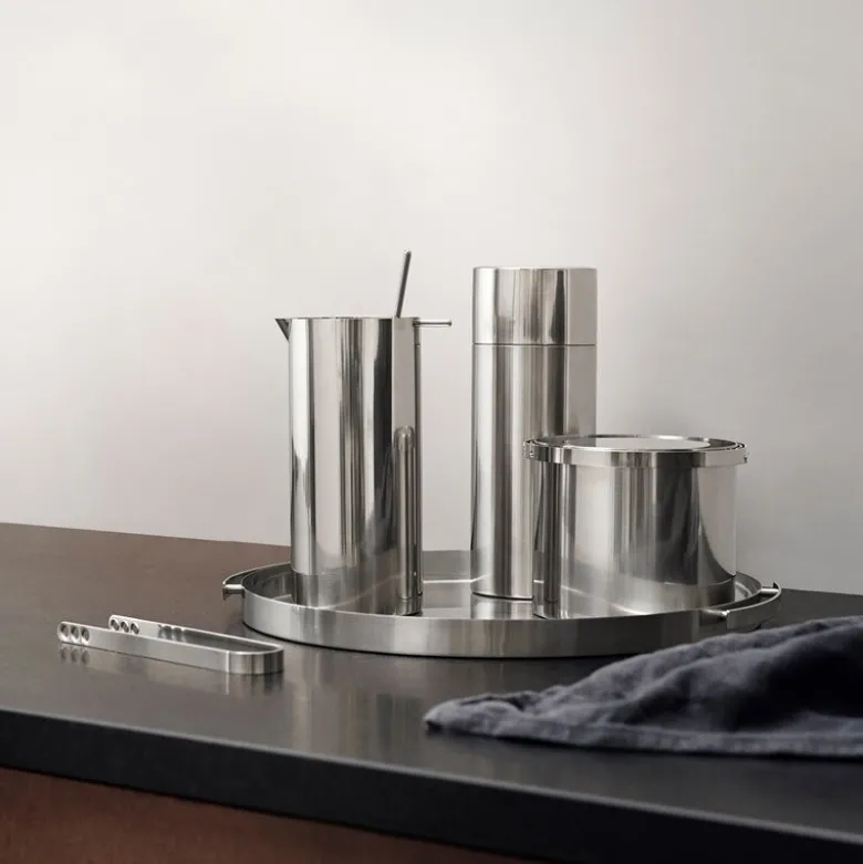 Arne Jacobsen serveringsbrett 33,5 cm stål