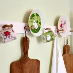 Asjett 19 cm Mummitrollet grønn