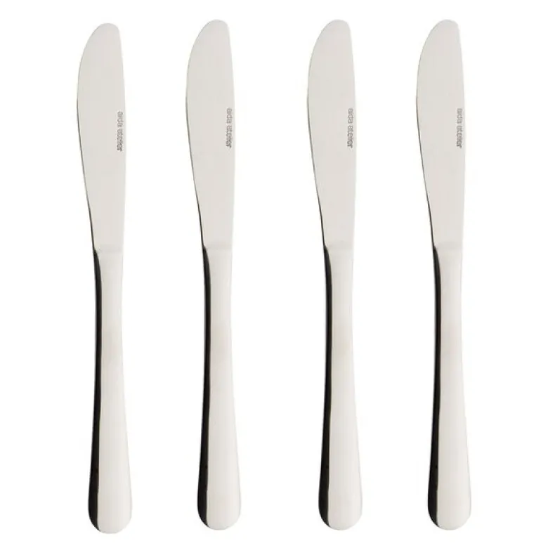 Atelier kniv 4 stk polert