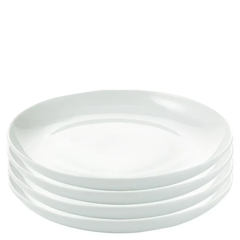 Atelier tallerken 18 cm 4 stk super white