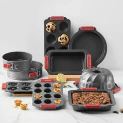 Bakeform for muffins 6 hull 36x18 cm keramisk non-stick