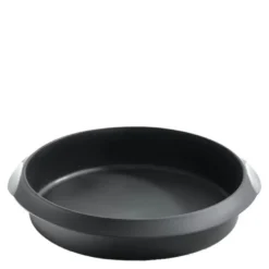 Bakeform i silikon rund 26 cm svart
