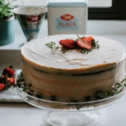 Bakeform løs bunn 18 cm svart