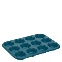 Bakeware muffinsform 12 stk blå