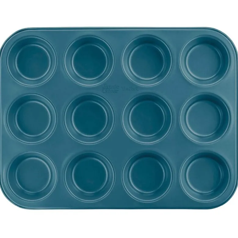 Bakeware muffinsform 12 stk blå