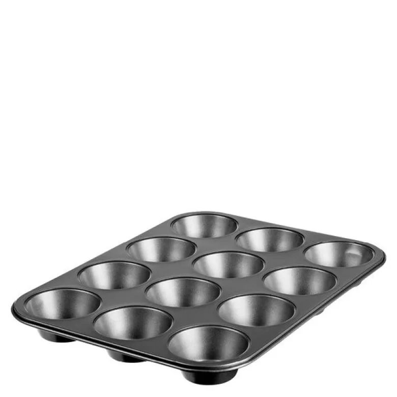 Baking muffinsform 23x26 cm 12 stk karbonstål