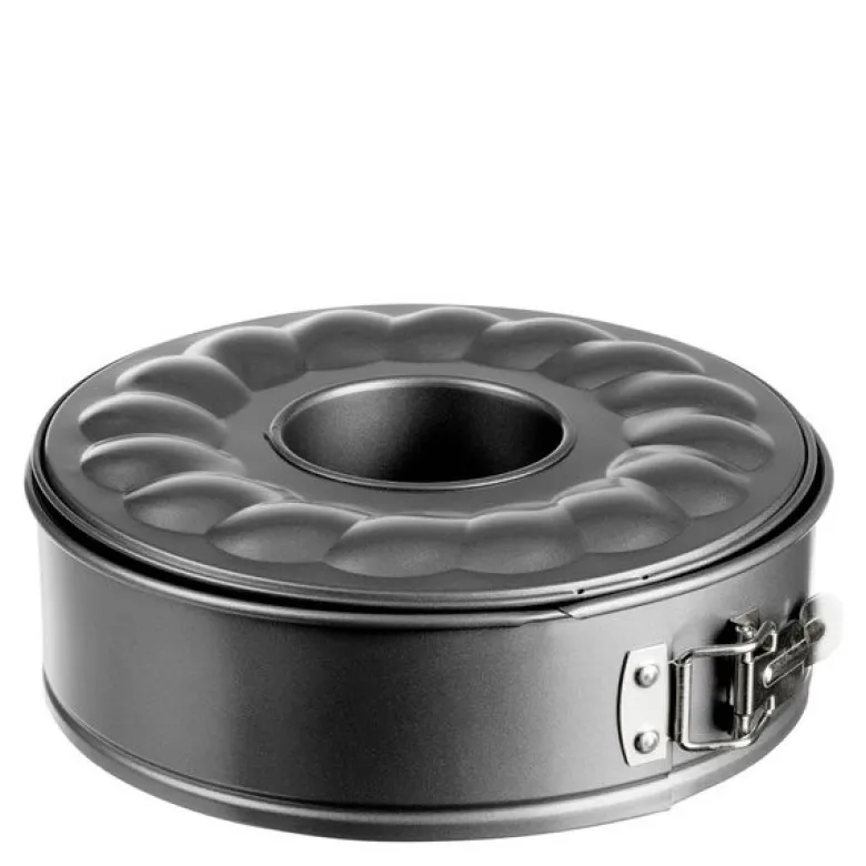 Baking springform med 2 bunner 2,2L 25 cm karbonstål