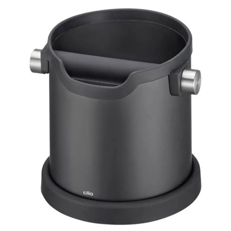 Barista knock box 16,5 cm svart