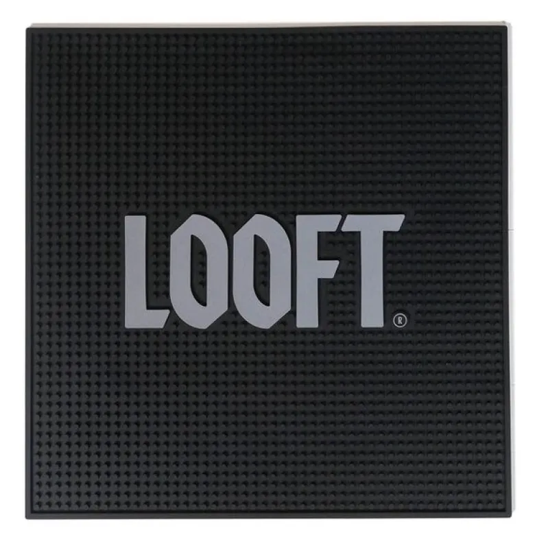 Barmatte medium 43x43 cm svart