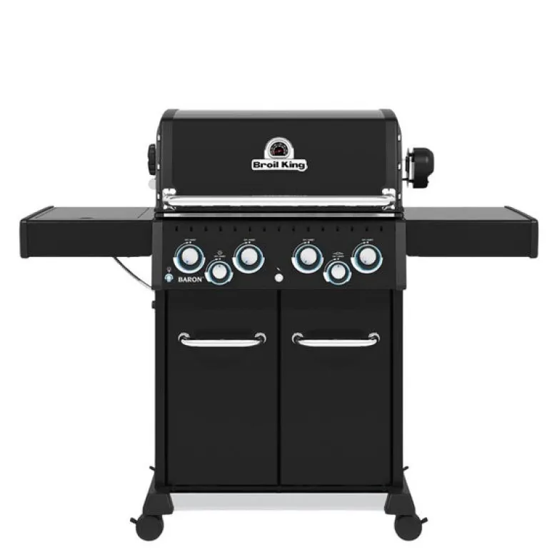 Baron 490 Shadow gassgrill med rotisseri og sidebrenner