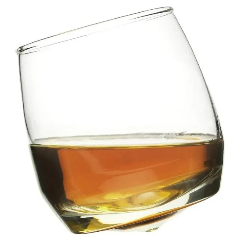 Bar whiskyglass med avrundet bunn 6 stk