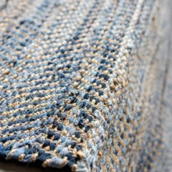 Bay denim ryeteppe 160x230 cm denimblå