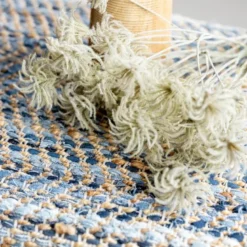 Bay denim ryeteppe 160x230 cm denimblå