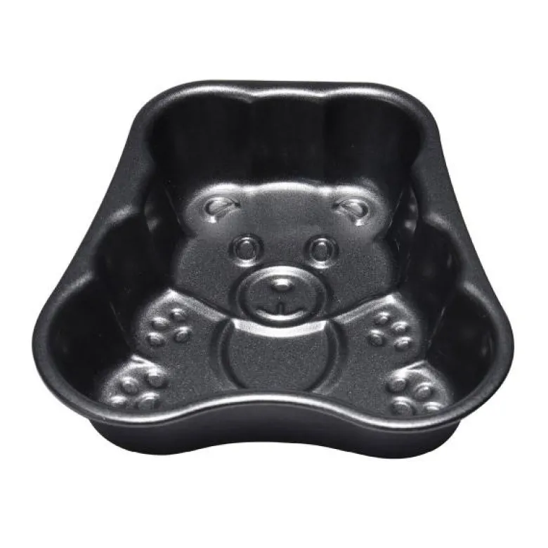 BAYk bakeform bamse 11 cm grå