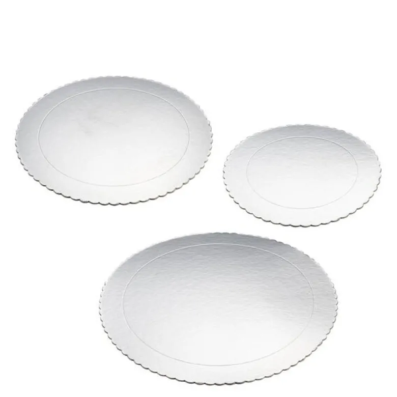 bAYk kakefat sett 3 deler 20/25/30 cm sølv