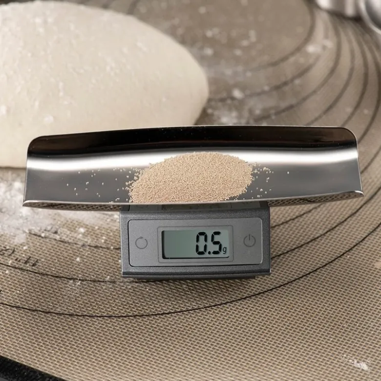 bAYk kjøkkenvekt 0,5-500g grå/blank