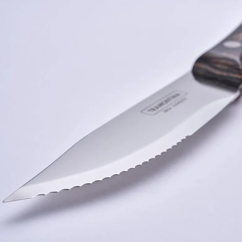 BBQ by Hellstrøm biffkniver 4 deler 23,8 cm natur
