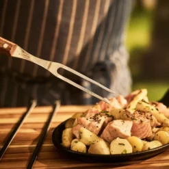 BBQ by Hellstrøm forskjærgaffel 46 cm natur