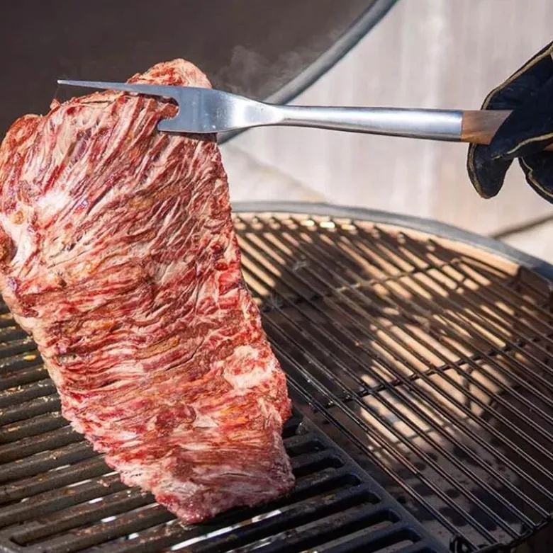 BBQ grillgaffel 46 cm akasie