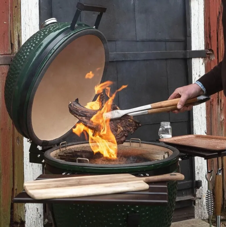 BBQ grilltang 47 cm akasie