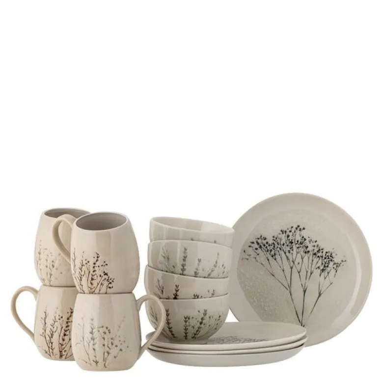 Bea frokostsett 12 deler planter