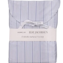 Bedding Collection dynetrekk 140x220+50x70 cm powder blue stripes