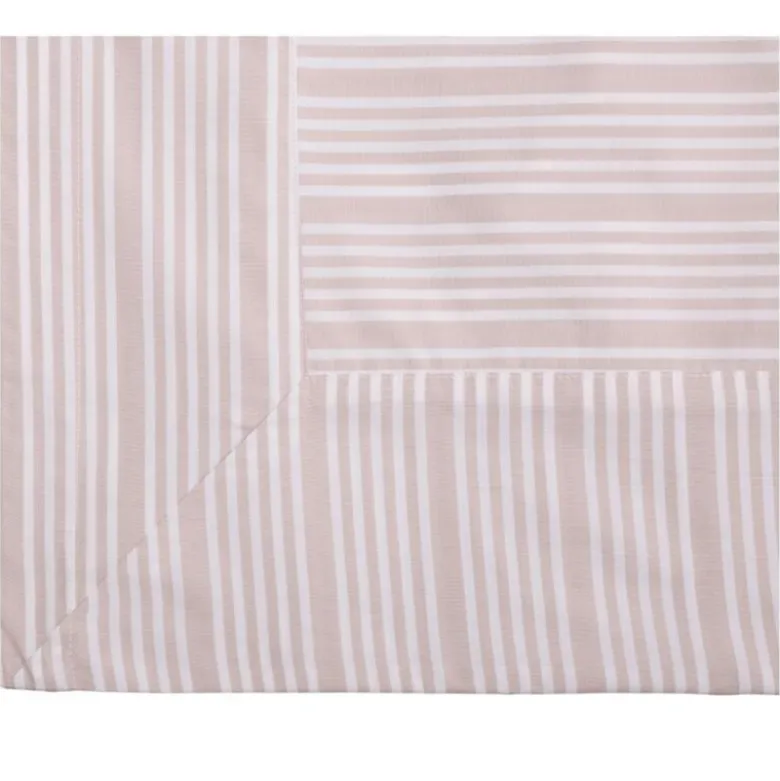Bedding Collection putetrekk 60x63 cm 2 stk sand beige stripes