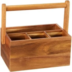 Bess bestikkholder 22x15x11 cm akasie
