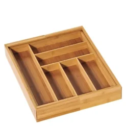 Bestikkskuff justerbar 57x45x5 cm bambus