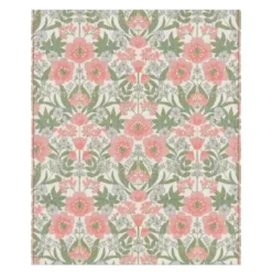 Bettys tulpaner pledd 140x170 cm rosa