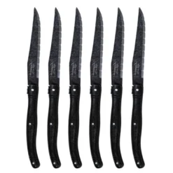 Biffkniver 23 cm 6 stk stonewash