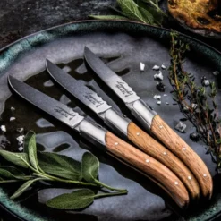 Biffkniver 6 stk oak stonewash