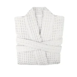 Big Waffle badekåpe M/L hvit