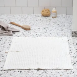 Big Waffle badematte 80x55 cm hvit