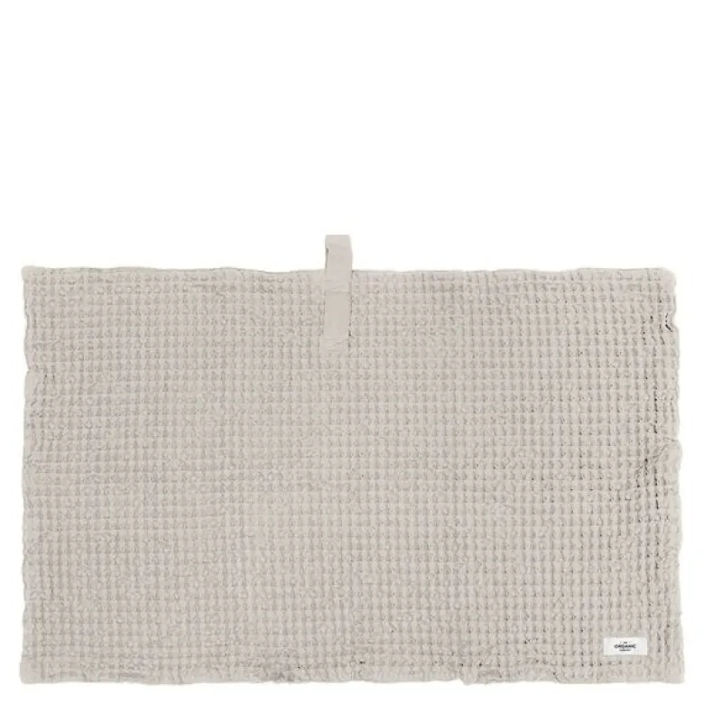 Big Waffle badematte 80x55 cm stone